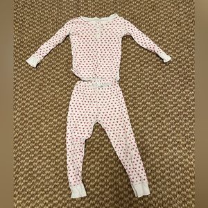 Roller Rabbit girls’ heart PJs size 4